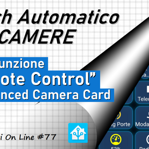 Switch Automatico Telecamere nella mia dashboard da Boomer - Remote Control di Advanced Camera Card