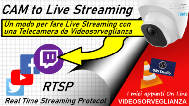 Come fare Live Streaming con una Telecamera per videosorveglianza dotata di protocollo RTSP