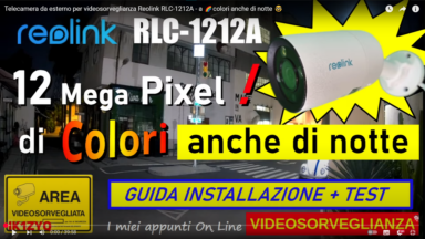 ​Telecamera da esterno per videosorveglianza Reolink RLC-1212A